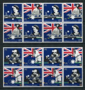 Australia 1082 - 1085 Bicentennial of Australia Stamp Blocks MNH 1988