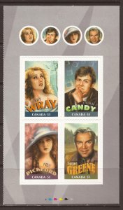 2006 Canada - Sc 2154i - MNH VF - Booklet Pane - Canadians in Hollywood