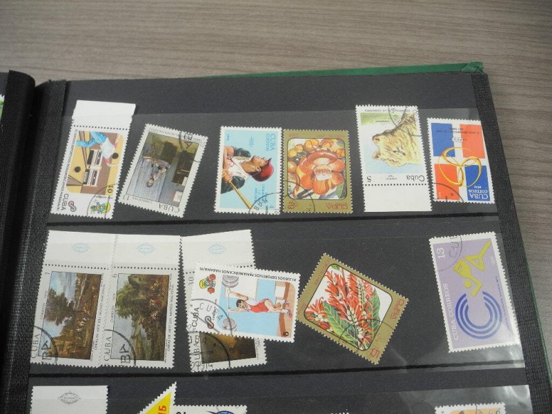 Cuba, Castro, 100s of Stamps in a Lighthouse Stock book