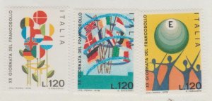 Italy Scott #1346-1347-1348 Stamp - Mint NH Set