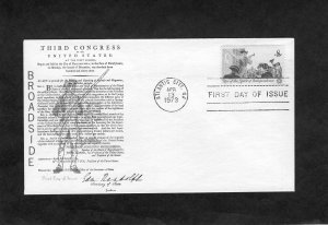 1477 Posting a Broadside, FDC Jackson