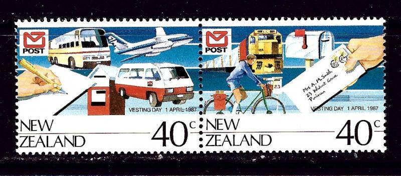 New Zealand 871 NH 1987 Pair