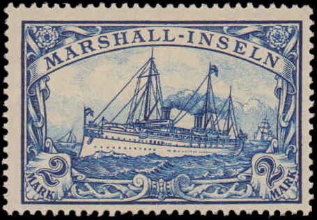 Marshall Islands #23, Incomplete Set, 1901, Hinged