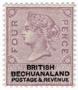 (I.B) British Bechuanaland Revenue : Duty Stamp 4d 