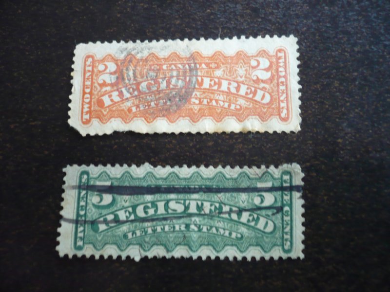 Stamps - Canada - Scott# F1-F2 - Used Part Set of 2 Stamps