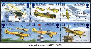 ALDERNEY - 1995 WAR AVIATION / AIRCRAFTS - 6V - MINT NH