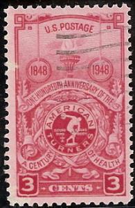 #979, Used Single, American Turners 3 cent