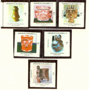 SALVADOR 875-7, C388-90 MH BIN $2.00