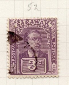 Sarawak 1918 Early Issue Fine Used 3c. 276156