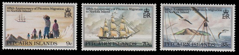 Pitcairn Islands 203 - 205 MNH