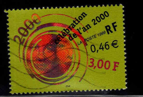 FRANCE Scott 2733 Celebrating the new year 2000  Used stamp