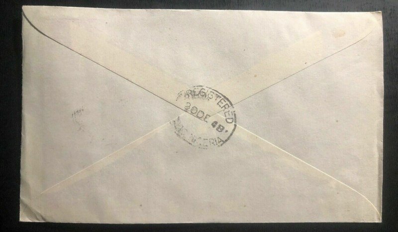 1948 Lagos Nigeria first day cover FDC King George VI Royal Silver Wedding