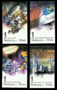 *FREE SHIP 1 Malaysia Collection 2010 Rocket Space Tower Satellite (stamp) MNH