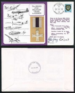 DM12a Award of the Military Cross to Airmen 11p Jersey Crew Signed