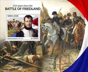 SIERRA LEONE - 2022 - Battle of Friedland - Perf Souv Sheet - Mint Never Hinged