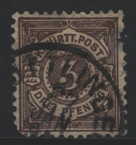 Germany Wurttemberg Sc#57 Used