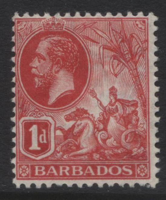 Barbados - Scott 118 - KGV -1912 - MVLH - Single 1p  Stamp