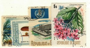 Guinea #417, 452, 668, 779 used