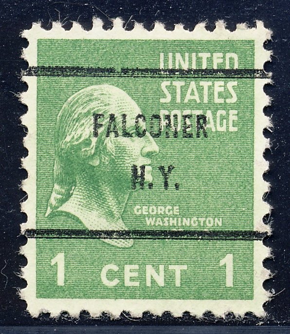 Falconer NY, 804-61 Bureau Precancel, 1¢ Washington
