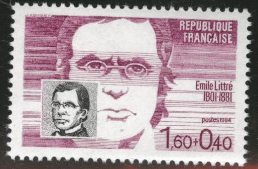 FRANCE Scott B559 MNH** 1984 Semi Postal Physician Littre