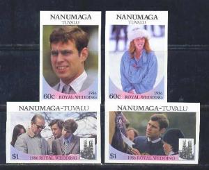 Tuvalu Nanumaga MNH Sc# 65-69 Imperfs