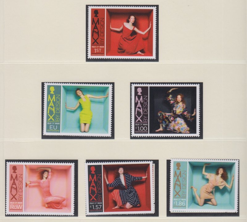 Isle of Man 2018 - Preen Fasion,  set of 6  - U/Mint