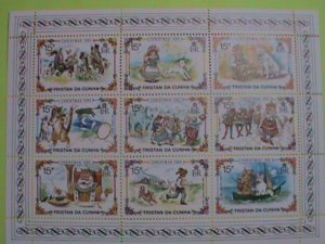 TRISTAN DA CUNHA STAMP:1980 SC# 282  HUMPTY DUMPTY CHRISTMAS CARTOON MNH SHEET