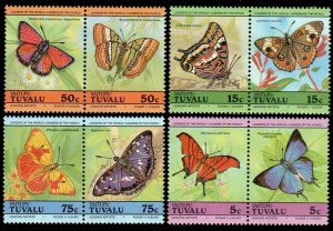 1985 Tuvalu Vaitupu 45-52Paar Butterflies 6,00 €