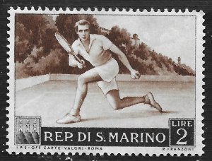 San Marino #328 2l Sports - Tennis ~ MNH