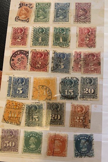 STAMP STATION PERTH Chile Collection in Album 260+ stamps Mint/Hinged