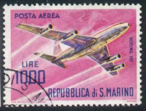 San Marino 1963 1000l Boeing 707(SG 742)fu