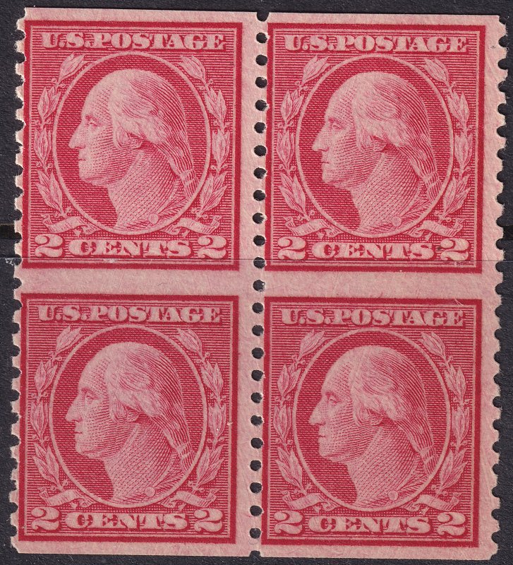 #540a Mint NH, Fine+, Block of 4, imperf between (CV $275) (CV $125 - ID38422...