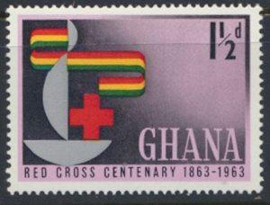 Ghana  SG 308  SC# 140 MH Red Cross  1963 see scan