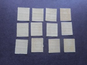 #'s 704-715 VFNH   Washington Set