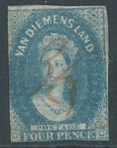 Tasmania, Sc #13, 4d Used