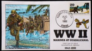 U.S. Used #2697i 29c WW II - 1942 1992 Collins First Day Cover (FDC)