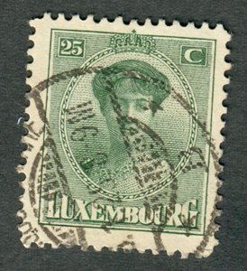 Luxembourg #141 used single