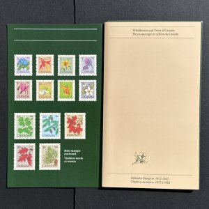 1982 Canada Post -Thematic Collection #19- WILDFLOWERS & TREES MNH Stamp Set