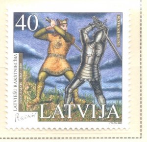 Latvia Sc 624 2005 Rainis stamp mint NH