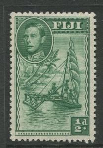 Fiji - Scott 117 - KGVI - Definitive - 1938 - MNH - Single 1/2d Stamp