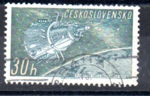 CZECHOSLOVAKIA - 1961 - SPUTNIK III - SPACE - Used - 30h -