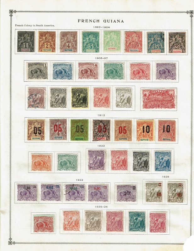 French Guiana, small collection prior to becoming a department of France