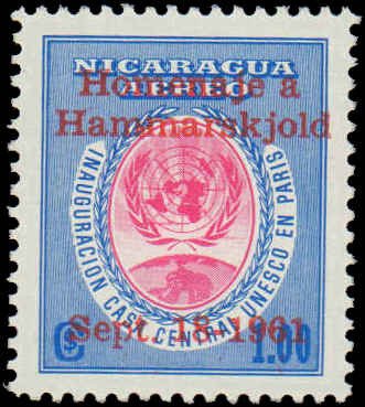 Nicaragua #C494-C499, Complete Set(6), 1961, U.N. Related, Hinged