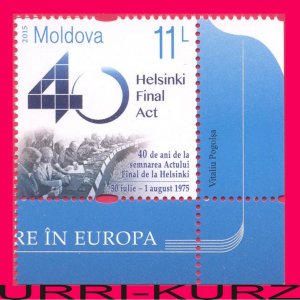 MOLDOVA 2015 OSCE Helsinki Final Act 40th Anniversary 1v Sc873 Mi918 MNH