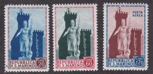 San Marino # 356-257, C92, Liberty Statue, LH, 1/2 Cat.