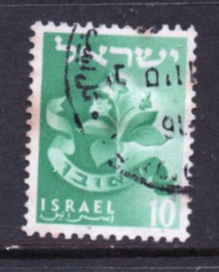 Israel  Scott # 105 used single