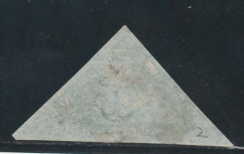 CAPE OF GOOD HOPE 1853 TRIANGLE 4D LIGHT BLUED PAPER