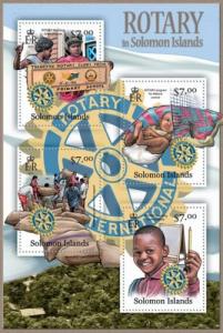 SOLOMON ISLANDS 2013 SHEET ROTARY slm13111a