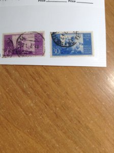 Italy  #  493-94  used
