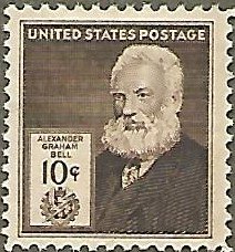 United States #893 10c Alexander Graham Bell MNG (1940)